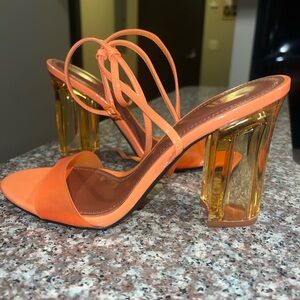 Zara Orange heels